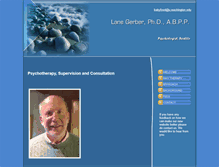 Tablet Screenshot of lanegerberphdtherapistseattle.com